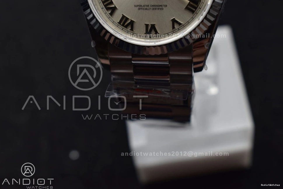 Dial Bracelet vr3255 Roman Unisex Edition Stick 36 Weight) DayDate 688 Steel President (Gain QF Best SS 904L on White V5 0407